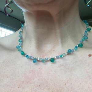 Beautiful Dustin design glass bead necklace